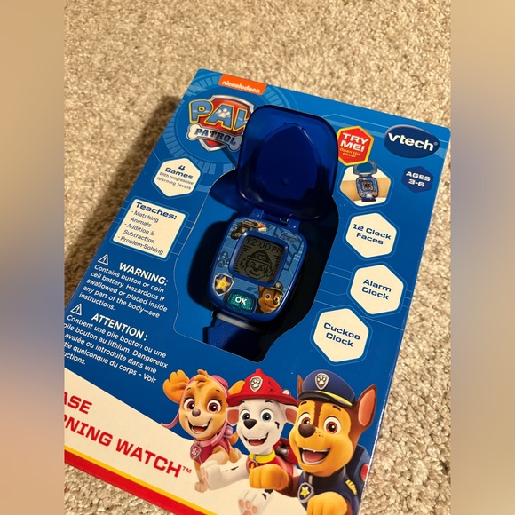 New VTech PAW Patrol Chase Learning Watch Toddler Watch - Picture 12 of 12